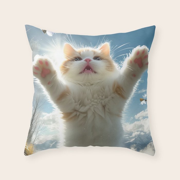 Catch me Throw Pillow Gallery Image 1