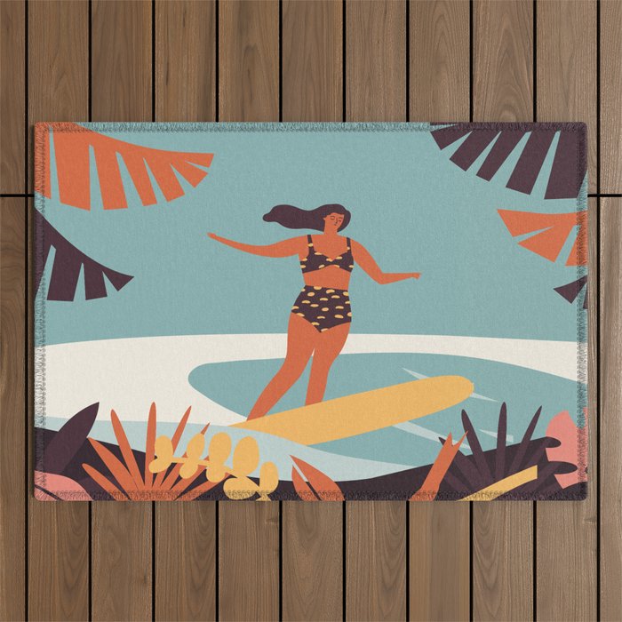 Blue Hawaii Outdoor Rug Gallery Image 1