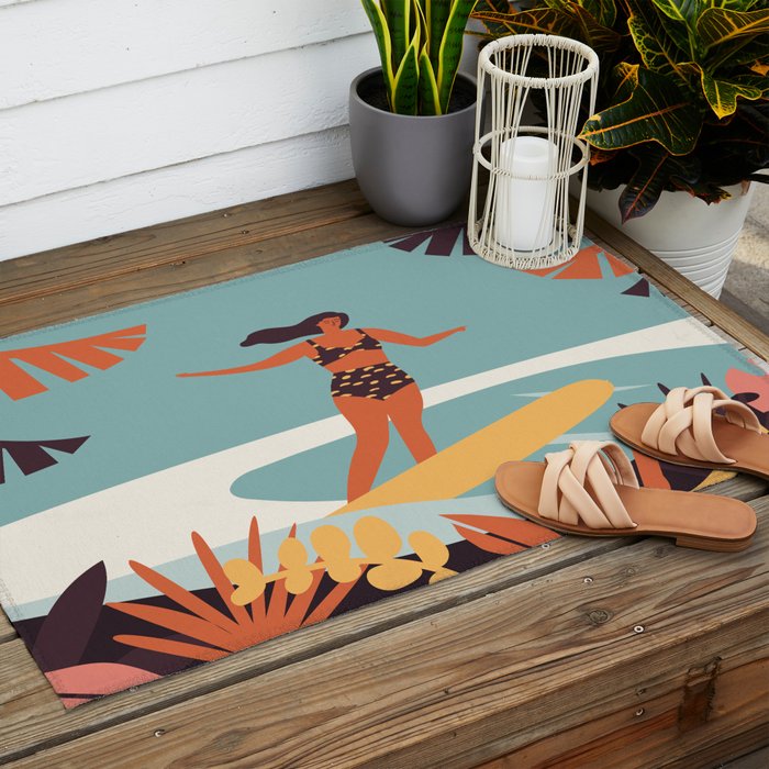 Blue Hawaii Outdoor Rug Gallery Image 2