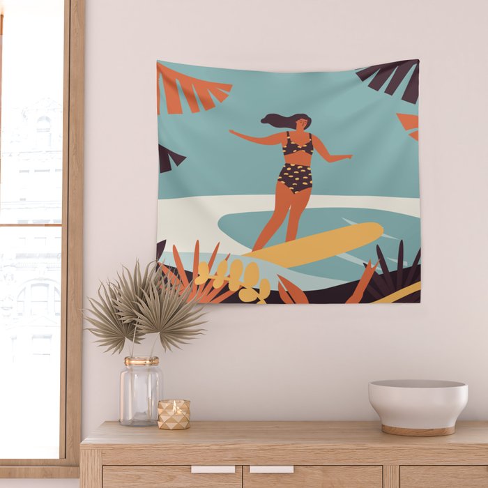 Blue Hawaii Wall Tapestry Gallery Image 2