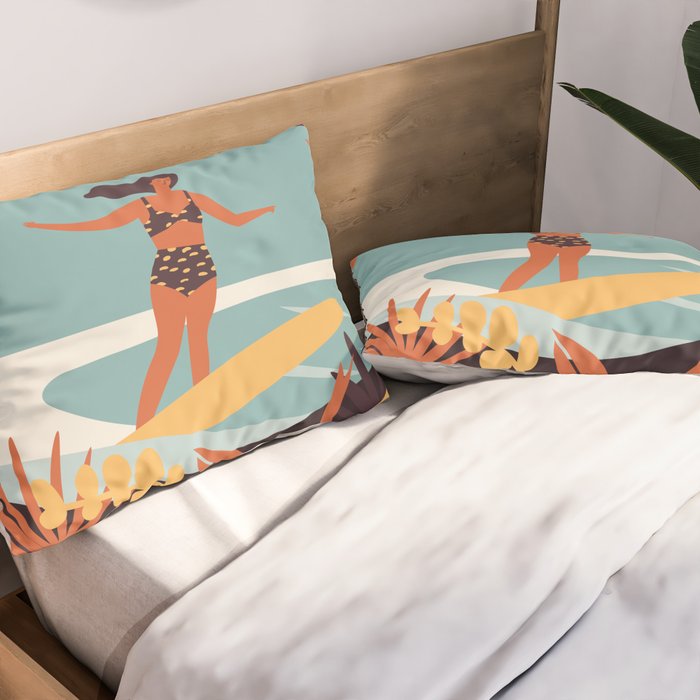 Blue Hawaii Pillow Sham Gallery Image 2