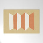 Geometric Vase - Orange Gold  Welcome Mat Gallery Image 1