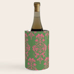 Victorian Pink Green Damask Pattern Wine Chiller Gallery Image 3