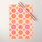Sunshine Faces - Pink OmbrÃ© Wrapping Paper Gallery Image 1