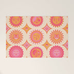Sunshine Faces - Pink OmbrÃ© Welcome Mat Gallery Image 1