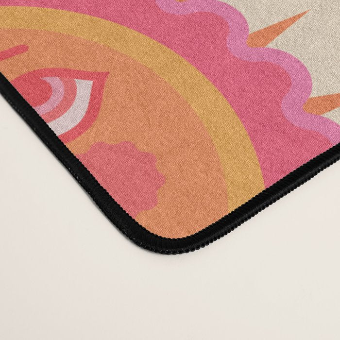 Sunshine Faces - Pink OmbrÃ© Desk Mat Gallery Image 4