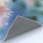 Dreamy Pastel Floral Blur with Soft Focus Aesthetic Rug Gallery Image 4