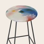 Dreamy Pastel Floral Blur with Soft Focus Aesthetic Stool Gallery Image 2