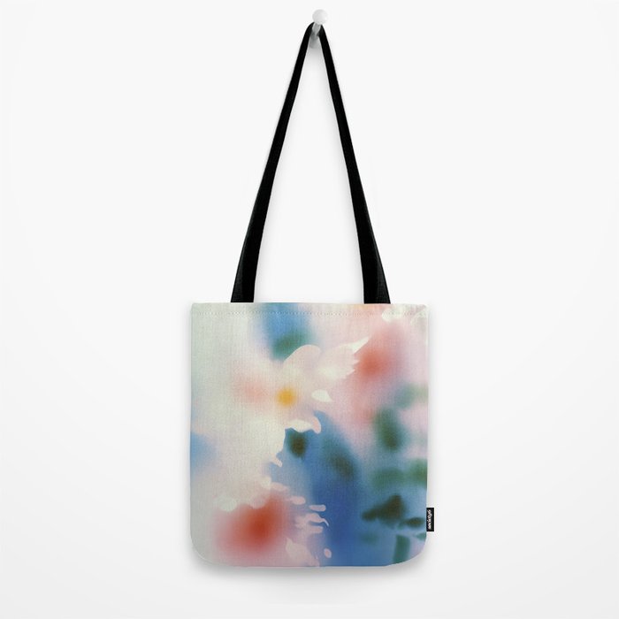 Dreamy Pastel Floral Blur with Soft Focus Aesthetic Tote Bag Gallery Image 2