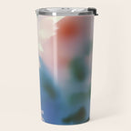 Dreamy Pastel Floral Blur with Soft Focus Aesthetic Travel Mug Gallery Image 2