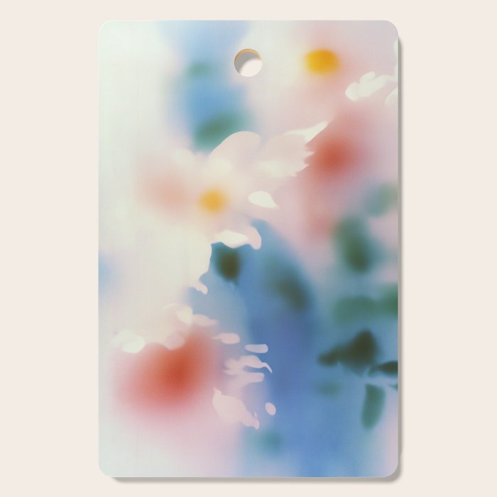 Dreamy Pastel Floral Blur with Soft Focus Aesthetic Cutting Board Gallery Image 1