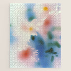 Dreamy Pastel Floral Blur with Soft Focus Aesthetic Jigsaw Puzzle Gallery Image 1