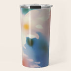 Dreamy Pastel Floral Blur with Soft Focus Aesthetic Travel Mug Gallery Image 1