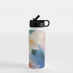 Dreamy Pastel Floral Blur with Soft Focus Aesthetic Water Bottle Gallery Image 1