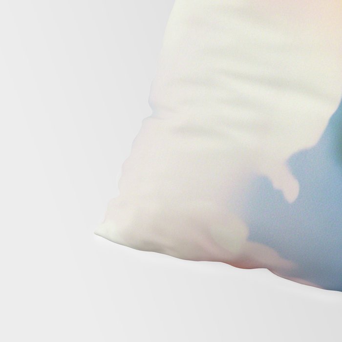 Dreamy Pastel Floral Blur with Soft Focus Aesthetic Pillow Sham Gallery Image 4