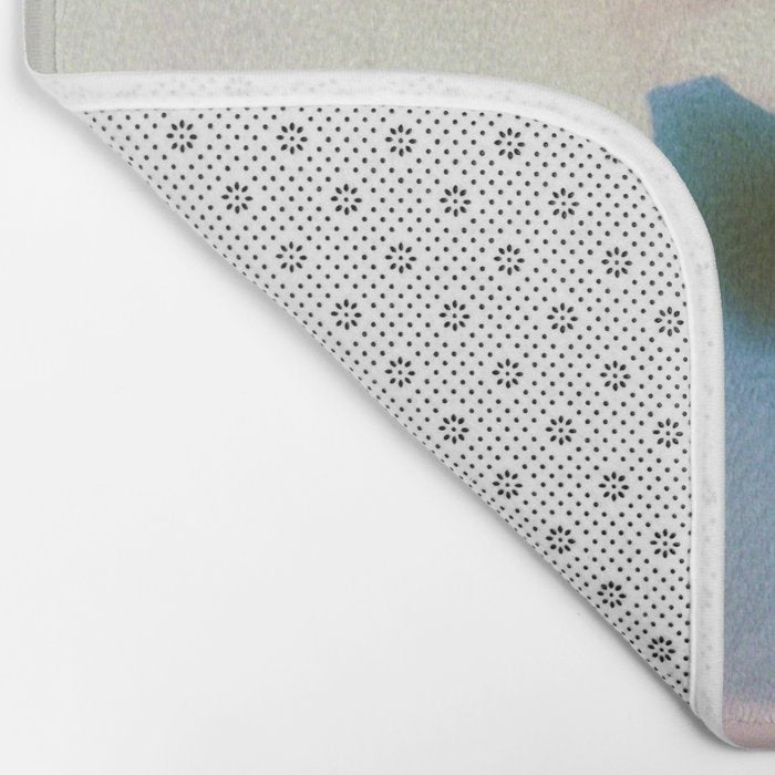 Dreamy Pastel Floral Blur with Soft Focus Aesthetic Bath Mat Gallery Image 2
