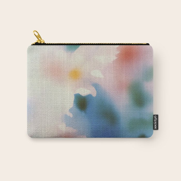 Dreamy Pastel Floral Blur with Soft Focus Aesthetic Carry All Pouch Gallery Image 1