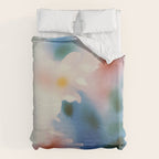 Dreamy Pastel Floral Blur with Soft Focus Aesthetic Duvet Cover Gallery Image 6
