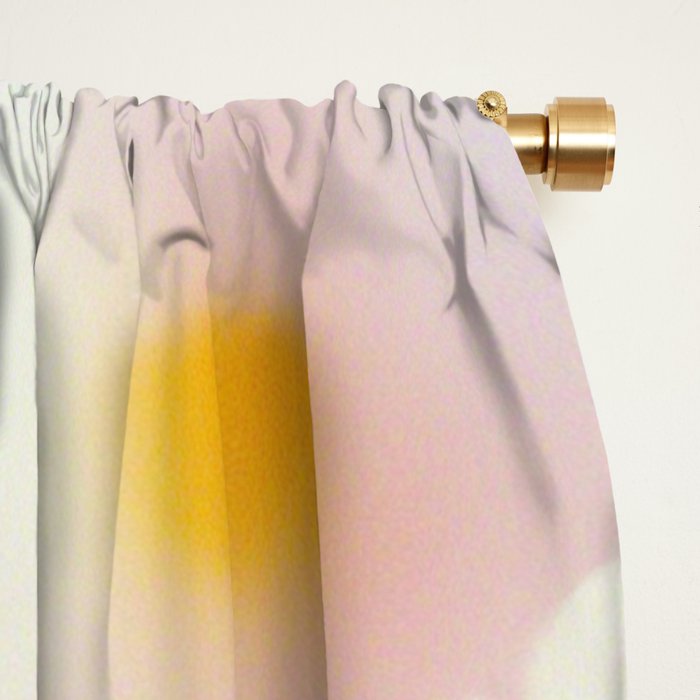 Dreamy Pastel Floral Blur with Soft Focus Aesthetic Window Curtain Gallery Image 2