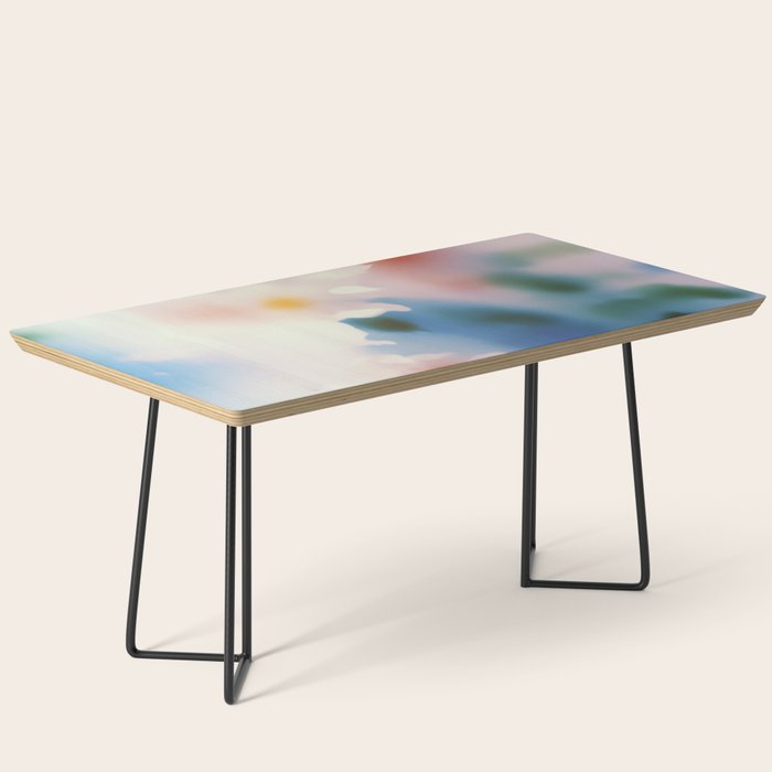 Dreamy Pastel Floral Blur with Soft Focus Aesthetic Coffee Table Gallery Image 1