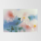 Dreamy Pastel Floral Blur with Soft Focus Aesthetic Rug Gallery Image 2