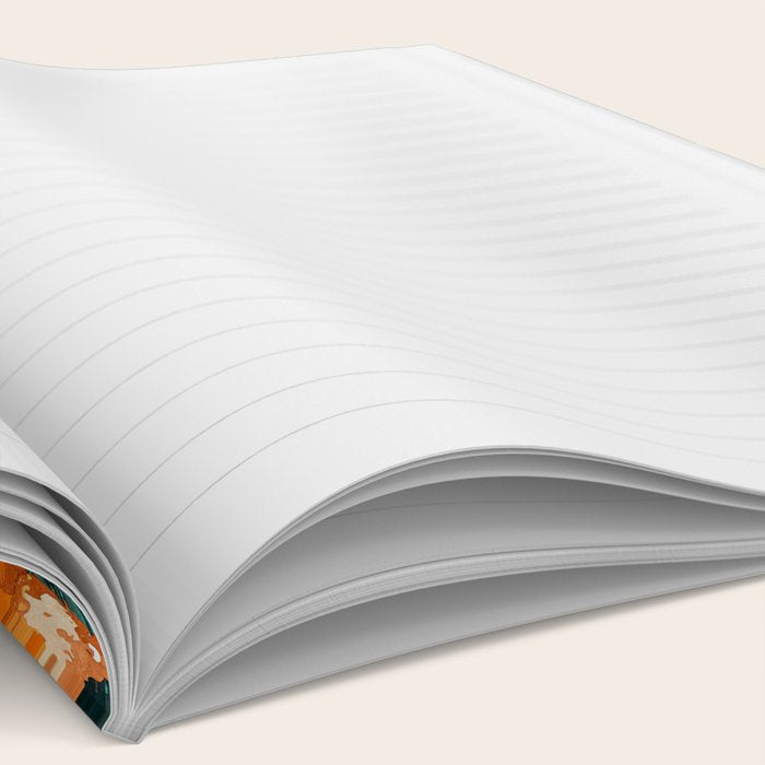 Flamingo Creek #flamingo #tropical #illustration Notebook Gallery Image 2