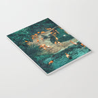 Flamingo Creek #flamingo #tropical #illustration Notebook Gallery Image 3