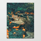 Flamingo Creek #flamingo #tropical #illustration Notebook Gallery Image 4