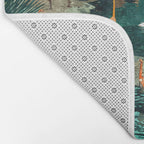 Flamingo Creek #flamingo #tropical #illustration Bath Mat Gallery Image 2