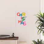 Christmas colorful typography Poster Gallery Image 2