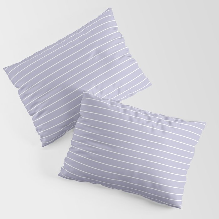 Minimal Arch XXXIII Lilac Purple Modern Geometric Lines Pillow Sham Gallery Image 3