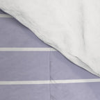 Minimal Arch XXXIII Lilac Purple Modern Geometric Lines Comforter Gallery Image 4