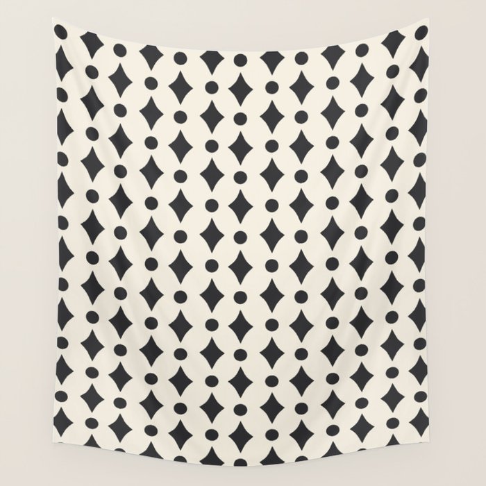 Vintage Jewels - Black Wall Tapestry Gallery Image 4