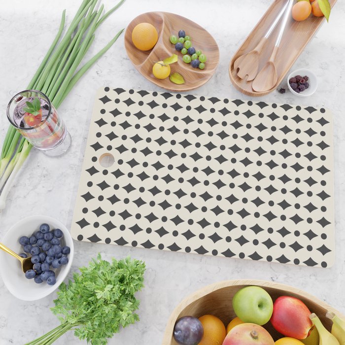 Vintage Jewels - Black Cutting Board Gallery Image 2