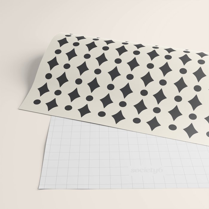 Vintage Jewels - Black Wrapping Paper Gallery Image 2