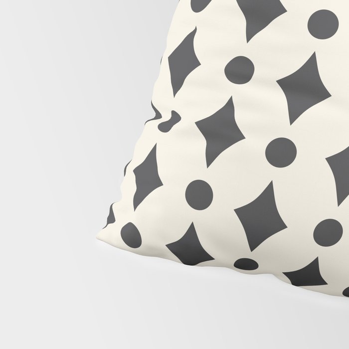 Vintage Jewels - Black Pillow Sham Gallery Image 4