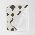 Vintage Jewels - Black Throw Blanket Gallery Image 3