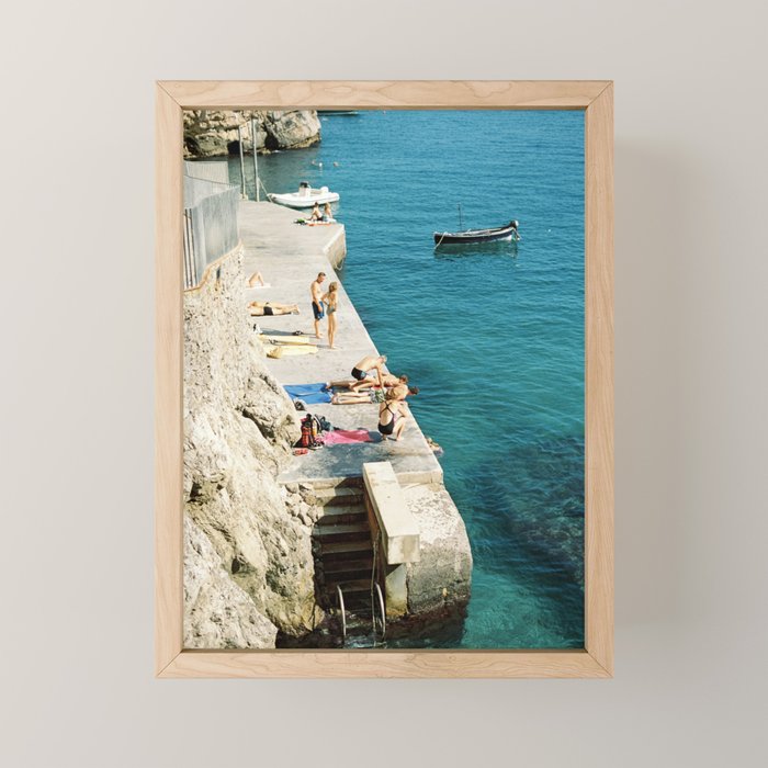 Summer is here | Amalfi coast travel photography print | Italy Mini Art Print Gallery Image 1