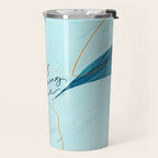 "Here's To Being Free." Travel Mug Gallery Image 2