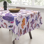 Shark day2 - bright Tablecloth Gallery Image 3