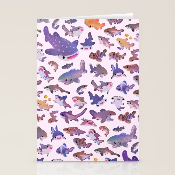 Shark day2 - bright Stationery Card Gallery Image 1