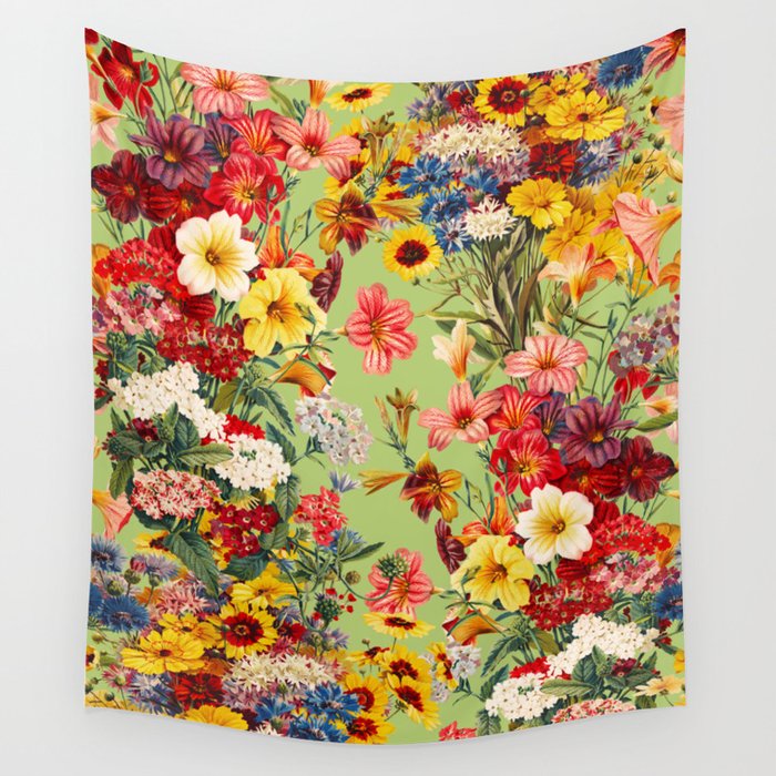 Wildflowers  Wall Tapestry Gallery Image 1