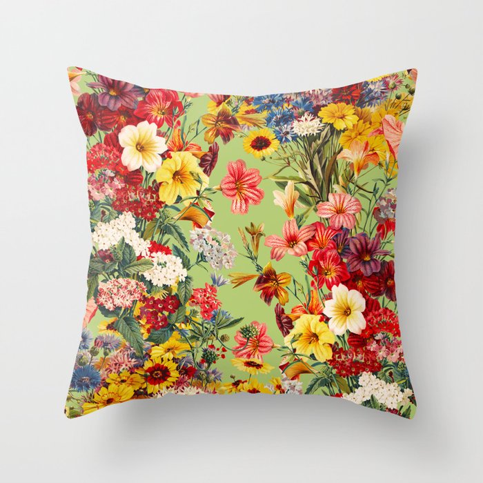 Wildflowers  Throw Pillow Gallery Image 6