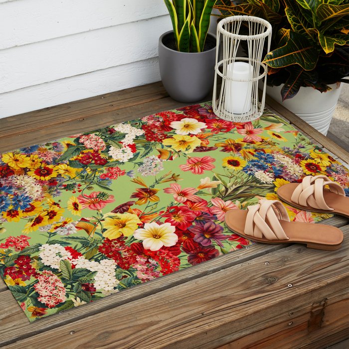 Wildflowers  Outdoor Rug Gallery Image 2