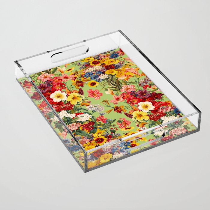 Wildflowers  Acrylic Tray Gallery Image 1