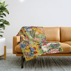 Wildflowers  Throw Blanket Gallery Image 1
