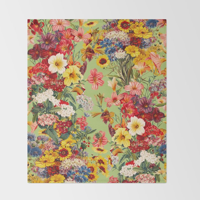 Wildflowers  Throw Blanket Gallery Image 2