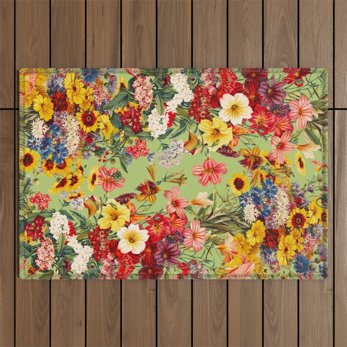 Wildflowers  Outdoor Rug Gallery Image 1