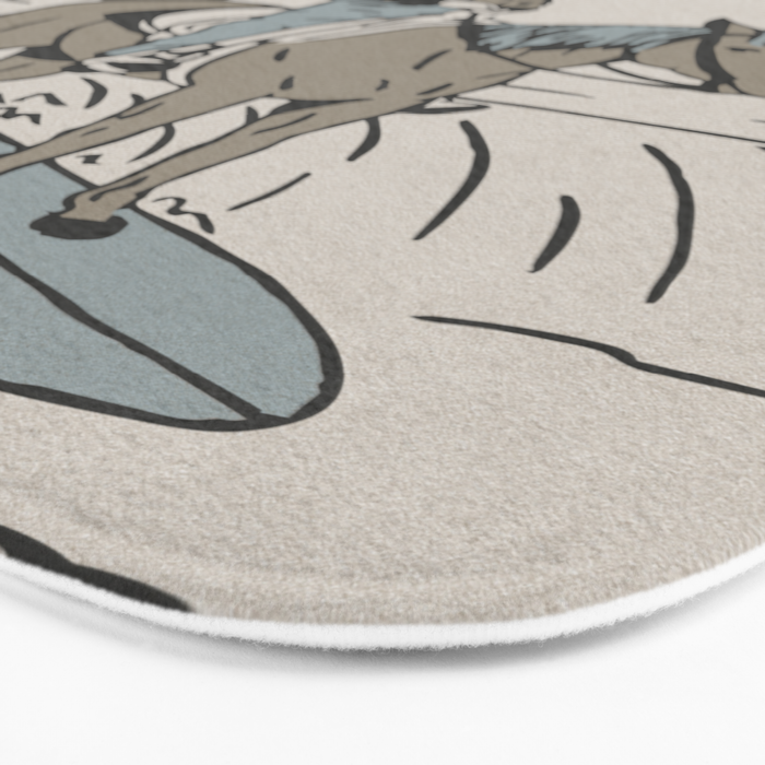 Surf's Up Cowboy Bath Mat Gallery Image 3