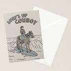 Surf's Up Cowboy Stationery Card Gallery Image 2